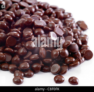 Schokolade-Chips zum Kochen Stockfoto