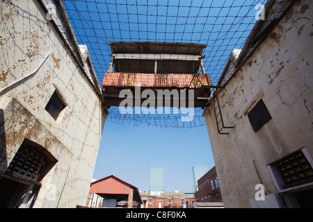 Innenraum der Constitution Hill, ehemaligen Apartheid-Gefängnis, Hillbrow, Johannesburg, Gauteng, Südafrika Stockfoto