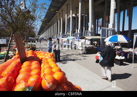 Markt in Walter Sisulu Square, Soweto, Johannesburg, Gauteng, Südafrika Stockfoto