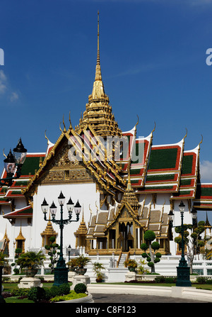 Aphorn Phimok Prasai, Pavillon, Dusit Maha Prasat, Halle, Grand Palace, altes, Stadt, Stadt, Bangkok, Thailand, Asien, Tempel Stockfoto