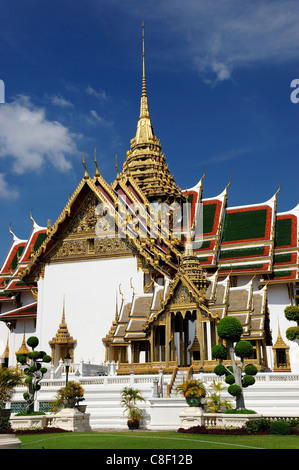 Aphorn Phimok Prasai, Pavillon, Dusit Maha Prasat, Halle, Grand Palace, altes, Stadt, Stadt, Bangkok, Thailand, Asien, Tempel Stockfoto