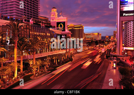 Las Vegas, Boulevard, Caesars Palace Hotel, Casino, Las Vegas Strip, Las Vegas, Nevada, USA, USA, Amerika, Stockfoto