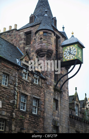 Canongate Tolbooth, Royal Mile, die Altstadt, Edinburgh, Schottland, Vereinigtes Königreich Stockfoto