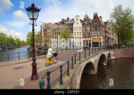 Keizersgracht, Amsterdam, Niederlande Stockfoto