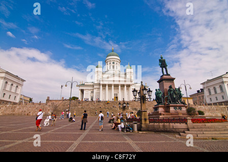 Die lutherische Kathedrale in Helsinki, Finnland, Skandinavien Stockfoto