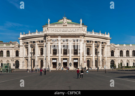 Burgtheater oder Imperial Court Theater Wien ist eine österreichische Federal Theater, Wien, Österreich Stockfoto
