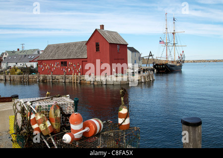 Rockport, Massachusetts, New England, Vereinigte Staaten von Amerika Stockfoto