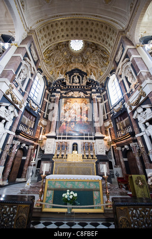 Gemälde von Rubens in Onze-Lieve-Vrouwekathedraal, Antwerpen, Flandern, Belgien Stockfoto