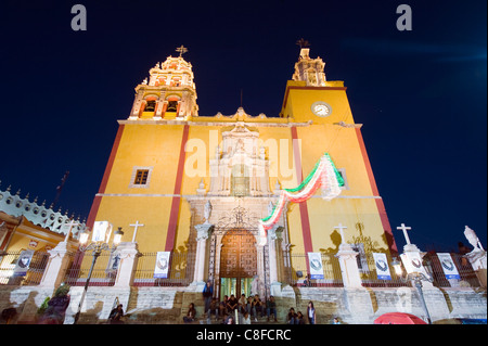 Basilica de Nuestra Senora de Guanajuato, Guanajuato, UNESCO-Weltkulturerbe, Bundesstaat Guanajuato, Mexiko Stockfoto