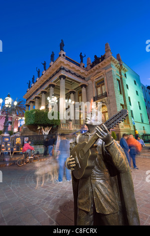 Teatro Juarez, Guanajuato, UNESCO-Weltkulturerbe, Bundesstaat Guanajuato, Mexiko Stockfoto
