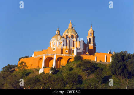 Santuario de Nuestra Senora de Los Remedios, Cholula, Puebla Staat Mexiko Nordamerika Stockfoto