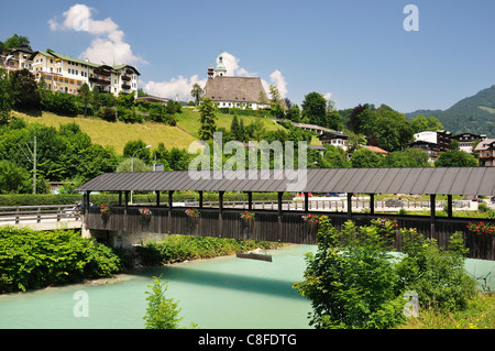 Berchtesgadener Acher, Berchtesgaden, Berchtesgadener Land, Bayern, Deutschland Stockfoto