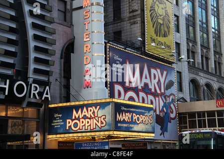 Mary Poppins Musical am Broadway Stockfoto
