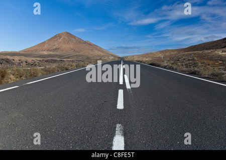 Parque Nacional, Timanfaya, fire Mountain, Charco de Los Clicos, Spanien, Europa, Felsen, Klippe, Stein, Fels, Steigung, Neigung, sk Stockfoto