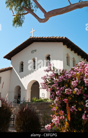 Alte Mission San Luis Obispo de Tolosa, San Luis Obispo, California, Vereinigte Staaten von Amerika Stockfoto