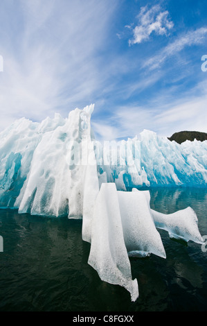 Eisberg im LeConte Bay, südöstlichen Alaska, Alaska, Vereinigte Staaten von Amerika Stockfoto