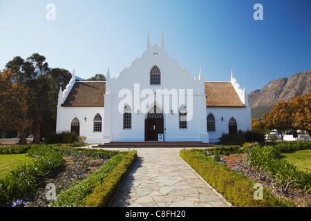 N. G. Kirche, Franschhoek, Westkap, Südafrika Stockfoto