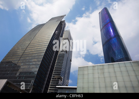 International Finance Centre (IFC) und internationaler Finanzplatz, Zhujiang New Stadtgebiet, Guangzhou, Guangdong, China Stockfoto