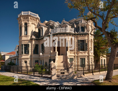 "Trube Castle", erbaut Ziegelhaus im Jahre 1890, 1627 Sealy Avenue, East End Historic District, Galveston, Texas, USA Stockfoto