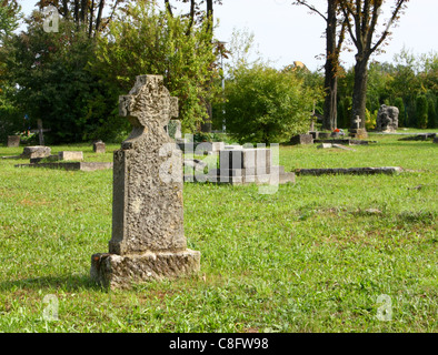 Alten verlassenen Friedhof in Zagreb, Kroatien Stockfoto