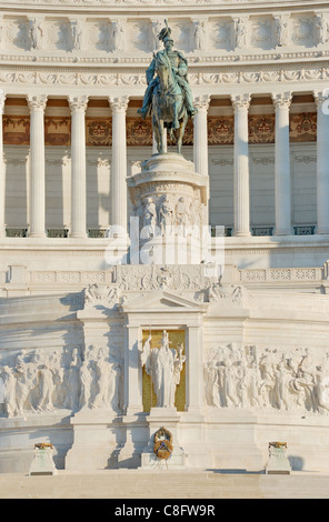 Denkmal Vittorio Emanuele II oder Altar des Vaterlandes in Roma, Italien. Stockfoto