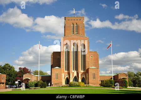 Guildford Kathedrale, Hirsch Hill, Guildford, Surrey, England, Vereinigtes Königreich Stockfoto