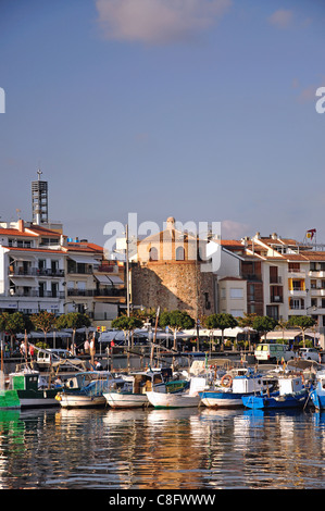 Harbour View, Cambrils, Costa Daurada, Provinz Tarragona, Katalonien, Spanien Stockfoto