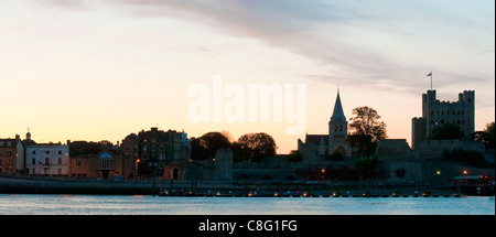 Die Stadt Rochester in Kent Stockfoto