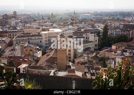 Blick über Granada, Andalusien, Spanien, Europa Stockfoto