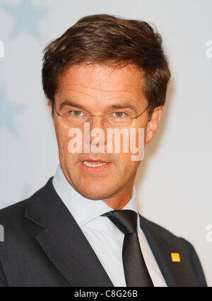 MARK RUTTE Politiker, Premierminister von Hollands 23. Oktober 2011 JUSTUS-LIPSIUS-Gebäude Brüssel Belgien Stockfoto