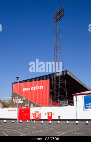 Das County Ground - Haus von Swindon Town Football Club Stockfoto