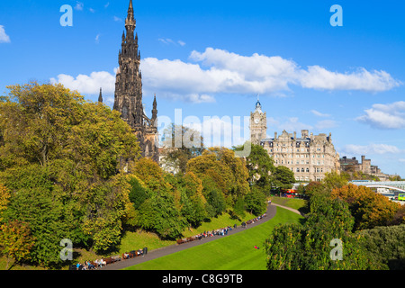 Princes Street Gardens, Edinburgh, Lothian, Schottland, Vereinigtes Königreich Stockfoto