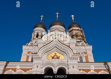 Alexander-Newski-Kathedrale in Tallinn, Estland, Baltikum Stockfoto