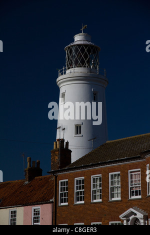 Der Leuchtturm am Southwold in Suffolk Stockfoto