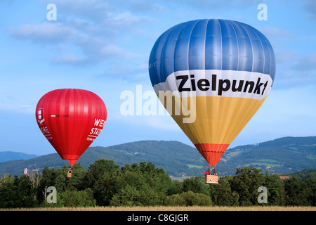 Heißluft-Ballon-Festival - Primagaz Ballonweek Stubenberg am See, Österreich Stockfoto