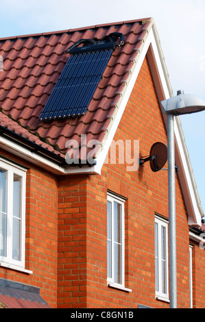 Lange Stratton, Norfolk. Das neu gebaute Eco Friendly Immobilien in langen Stratton Norfolk. Stockfoto