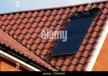 Lange Stratton, Norfolk. Das neu gebaute Eco Friendly Immobilien in langen Stratton Norfolk. Stockfoto