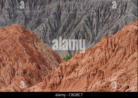 Argentinien, Südamerika, Purmamarca, Juiuy, Felsen, Hügel, sieben, Farben, Berge Stockfoto