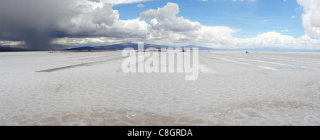 Argentinien, Südamerika, Purmamarca, Juiuy, Stubenmaedchen, Salz, Salz-See, Salinas Grandes Stockfoto