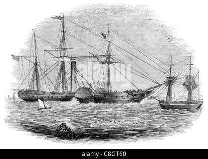 British Queen Liner Passagierdampfer Queen Victoria British American Steam Navigation Company transatlantischen Stockfoto