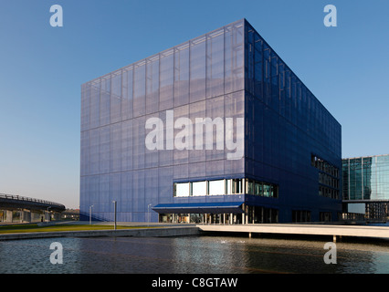 Danish Broadcasting Corporation, Danmarks Radio, Dr. Konzertsaal - oder eher 4 Konzerthäuser - in Ørestad, Amager, Kopenhagen, Dänemark. Stockfoto