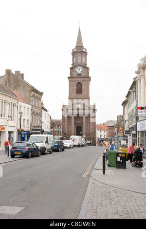 Lowry Berwick nach Tweed, der High Street Stockfoto