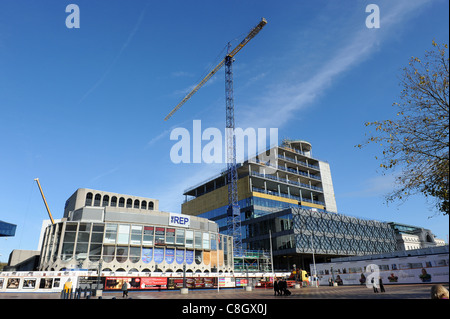 Birmingham Central Library im Bau West Midlands, Uk Stockfoto