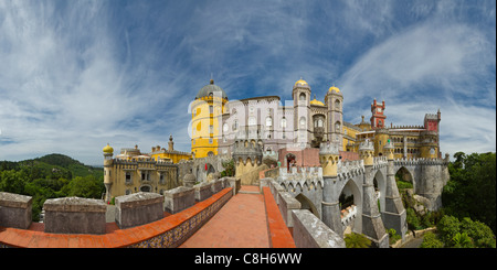 Portugal, Europa, Estremadura, Frühling, Burg, Palacio da Pena, Sintra, Stockfoto