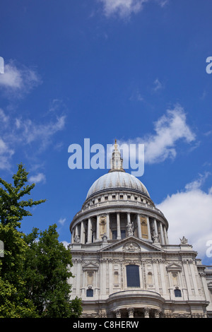 Kuppel der St. Pauls Cathedral, Stadt von London, England, UK, Vereinigtes Königreich, GB, Großbritannien, britische Inseln, Europa Stockfoto