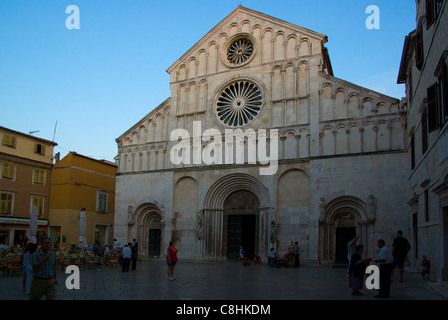 Szene aus meiner Stadt Zadar. Befindet sich auf der Adria, Kroatien Stockfoto