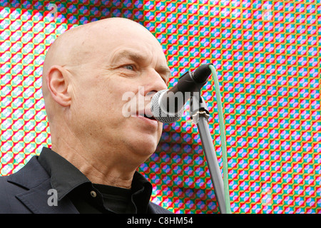 10. Jahrestag der Invasion von Afghanistan in Trafalgar Square in London Stockfoto