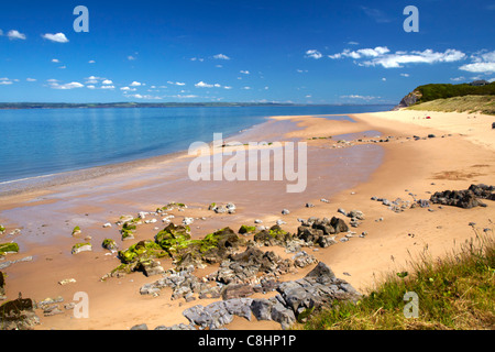 Priory Bay, Caldey Island, Pembrokeshire, Wales. Stockfoto