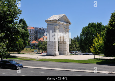 Triumphbogen in Espanha Square Stockfoto