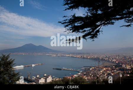 Campania, Castellammare, Golf von Neapel, Italien, Kampanien, Meer, Mittelmeer, Pompei, Torre Annunziata, Torre Del Greco, Vesuv Stockfoto